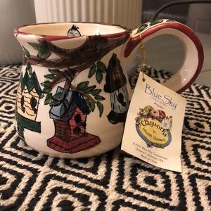 Blue Sky Birdhouse Ceramic Mug